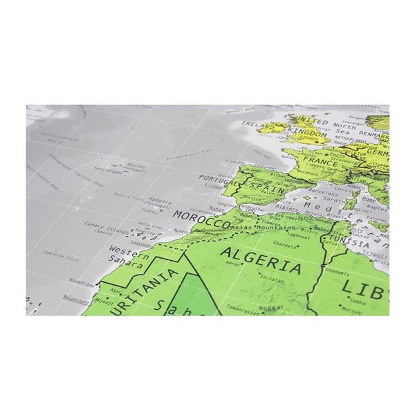 Zielona magnetyczna mapa świata The Future Mapping Company Future Map, 101x58 cm-image-4