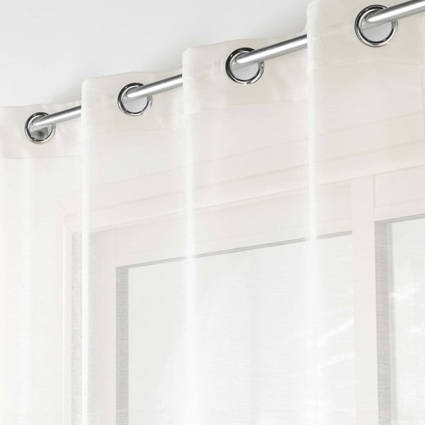 Kremowa firanka z woalu 140x240 cm Lissea – douceur d'intérieur-image-1