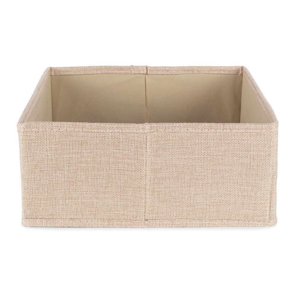 Beżowy tekstylny pojemnik 28x12x12 cm Sandy – Compactor (zdjęcie 5)