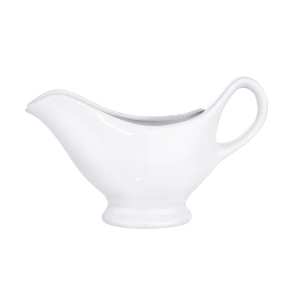 Biała porcelanowa sosjerka Orion Pilar, 220 ml