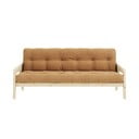 Musztardowa rozkładana sofa 190 cm Grab Clear – Karup Design