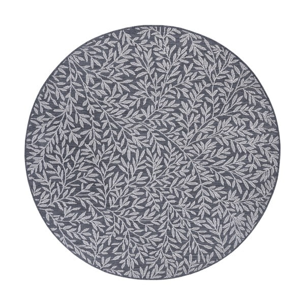 Antracytowy okrągły dywan ø 120 cm Twig – Hanse Home