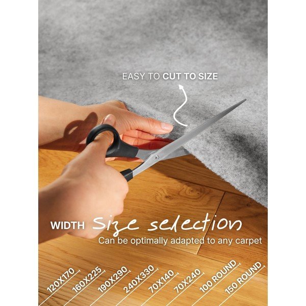 Mata antypoślizgowa pod dywan 160x225 cm Solid – Vikosa-image-4