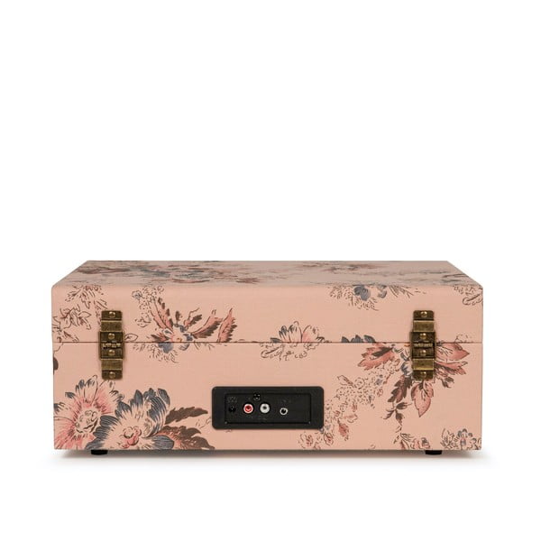 Różowy gramofon Crosley Voyager Floral-image-3