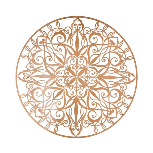 Metalowa dekoracja okrągła/mandala Graham & Brown Copper Luxe