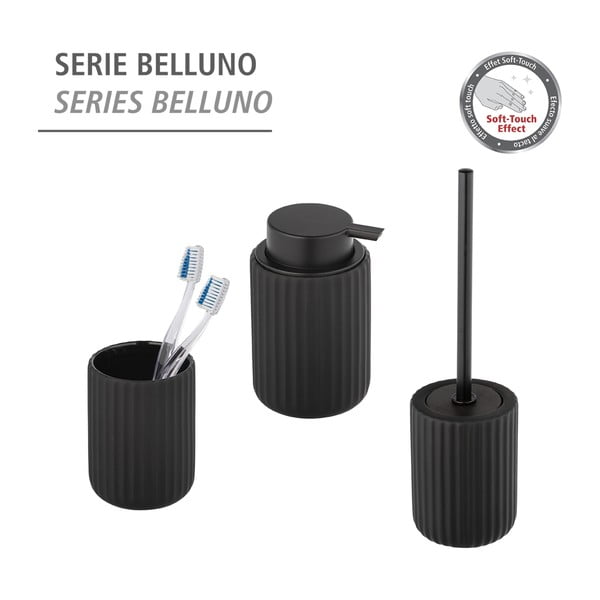 Czarna szczotka do WC Wenko Belluno-image-4