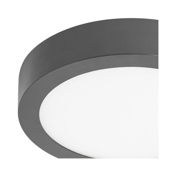 Szara okrągła lampa sufitowa SULION, ø 22,5 cm-image-2