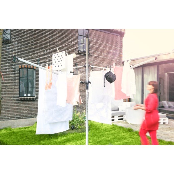 Ogrodowa suszarka na pranie w kolorze srebra 50 m Lift-o-Matic Advance – Brabantia-image-4