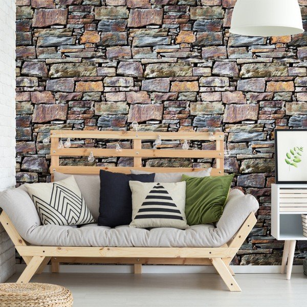 Naklejka ścienna Ambiance Wall Materials Stones from Roussilon, 40x40 cm-image-2