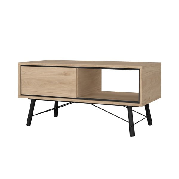 Stolik w naturalnym kolorze 48x102 cm Ry – Tvilum-image-4