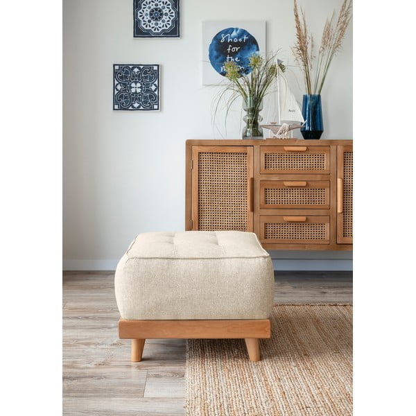 Beżowy podnóżek Miuform Dazzling Daisy-image-1