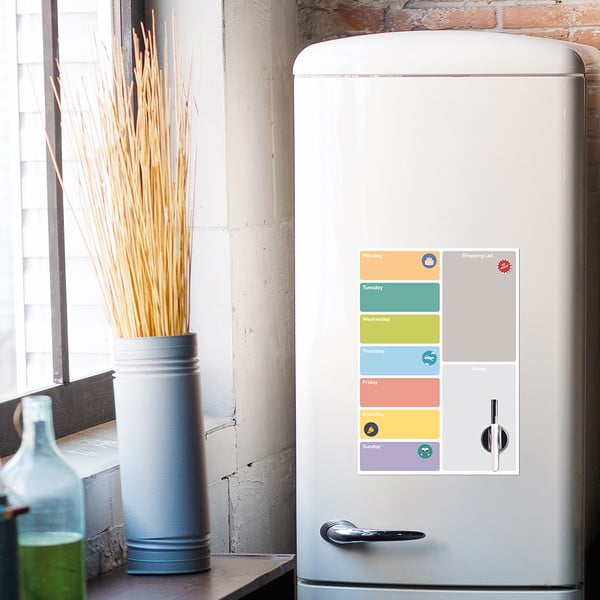 Magnetyczna tablica 30x42 cm Week Planner – Balvi-image-1