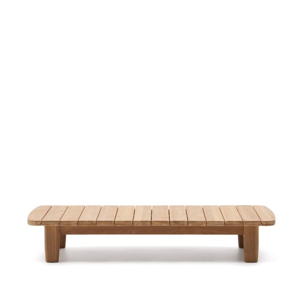 Stolik ogrodowy z litego drewna tekowego 70x140 cm Tirant – Kave Home