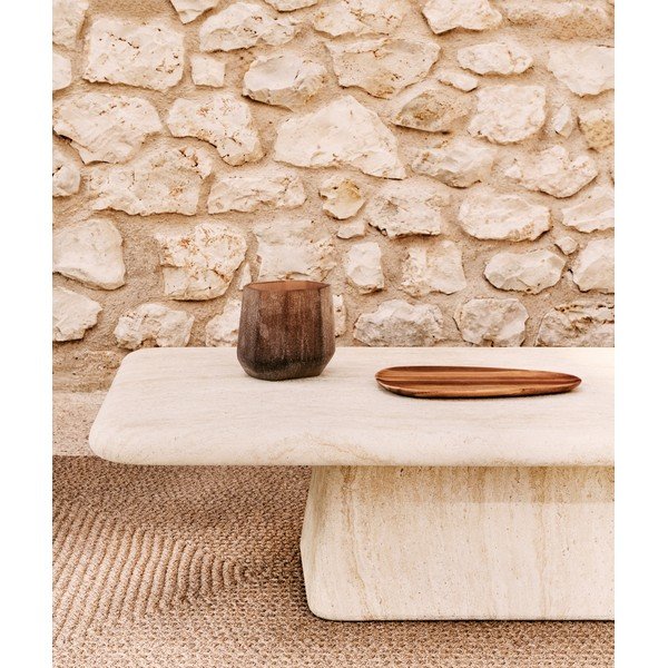 Stolik ogrodowy betonowy 70x140 cm Drasi – Kave Home-image-2