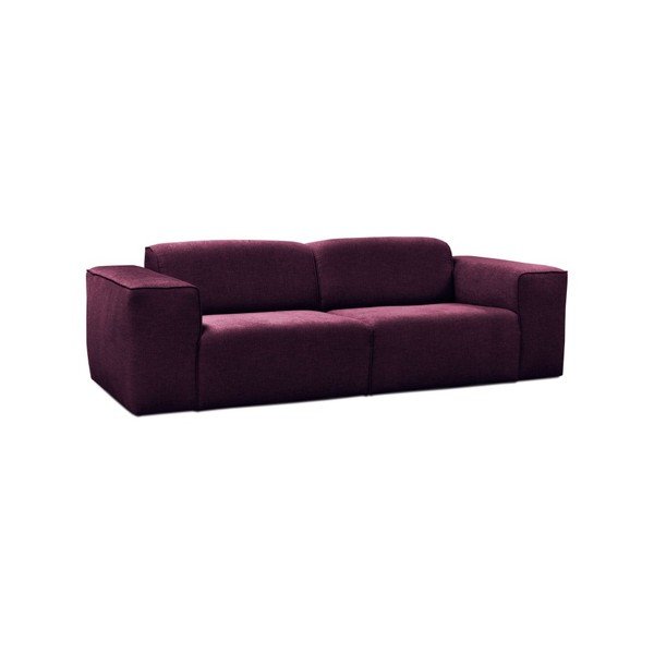 Fioletowa sofa 3-osobowa Cosmopolitan Design Phoenix-image-1
