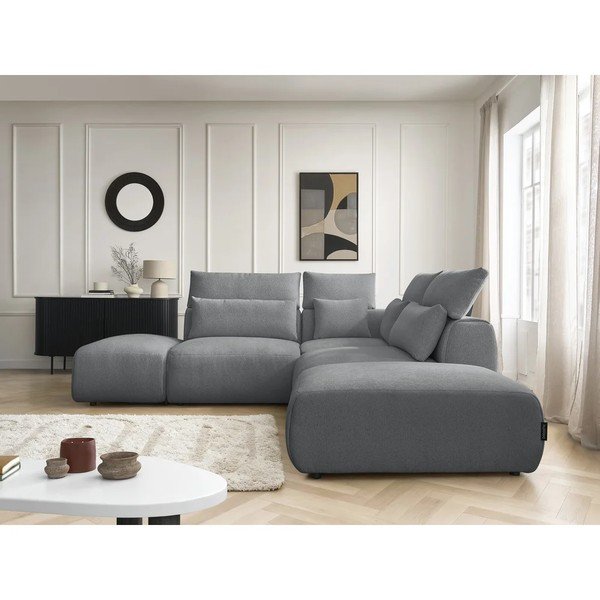 Ciemnoszary częściowo rozkładany narożnik modułowy Jana – Bobochic Paris-image-4