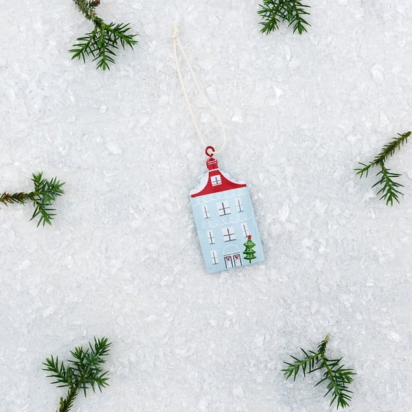 Ręcznie malowana ozdoba na choinkę Rex London House-image-3