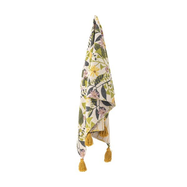 Koc z bawełny z recyklingu 130x160 cm Camelie – Bloomingville-image-3