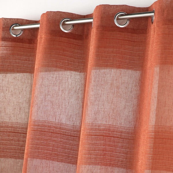 Ceglasta firanka 140x280 cm Terraza – douceur d'intérieur-image-1