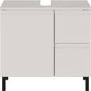 Kremowa niska szafka pod umywalkę 60x56 cm Salinas – Germania