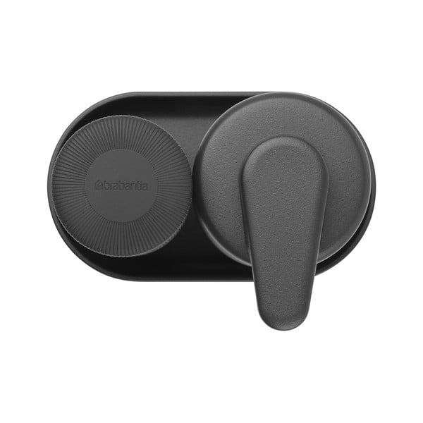 Szary plastikowy stojak na akcesoria do mycia naczyń SinkStyle – Brabantia-image-4