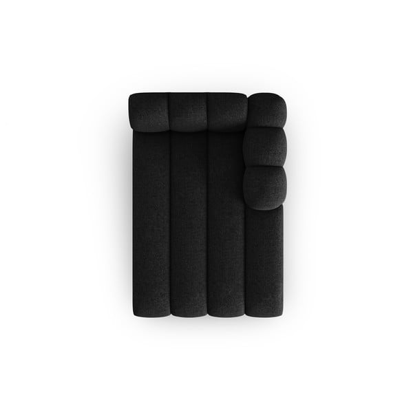 Czarnoantracytowy szezlong (prawostronny) Lupine – Micadoni Home-image-2