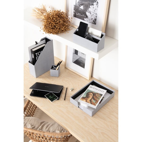 Kartonowe organizery zestaw 4 szt. Hugo Canvas Paper Laminate – Bigso-image-3
