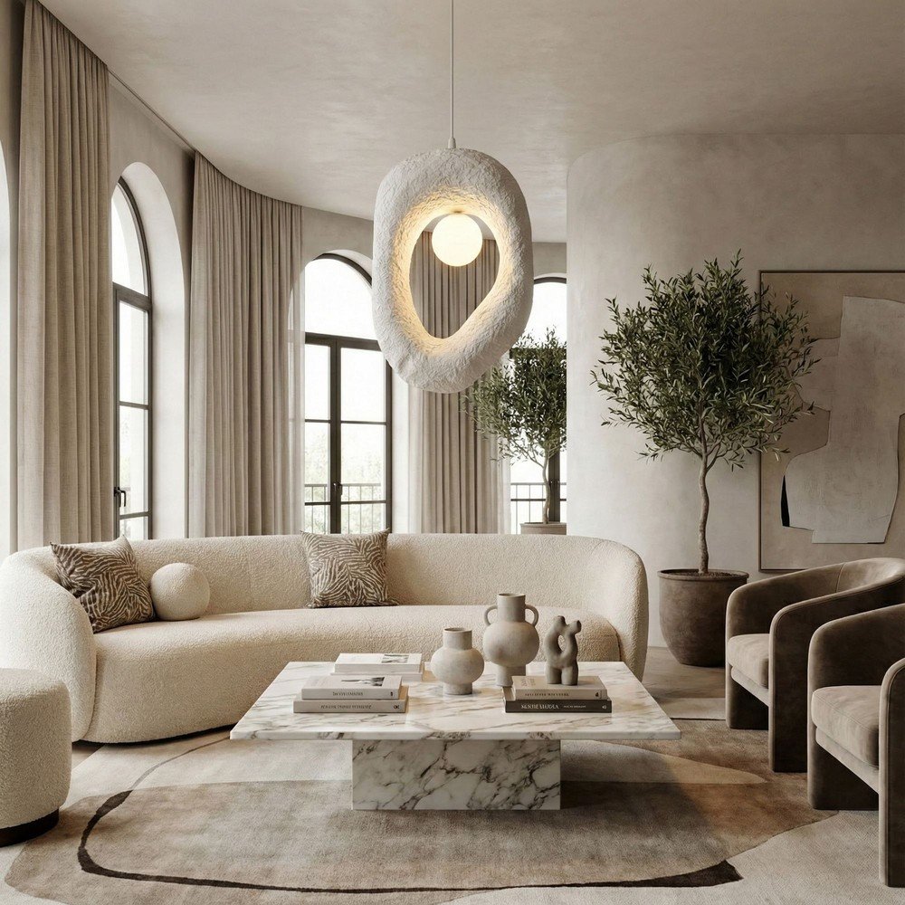 Biała metalowa lampa wisząca Lore – Opviq lights (zdjęcie 3)