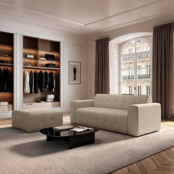 Beżowa sofa 223 cm Tuil – Rodier-image-1