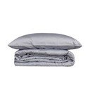 Szara pościel dwuosobowa z satyny bawełnianej 240x220 cm Elegant – Mijolnir