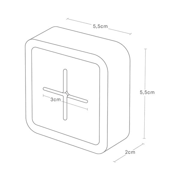 Biały samoprzylepny plastikowy wieszak na ścierki kuchenne Film Hook – YAMAZAKI-image-4