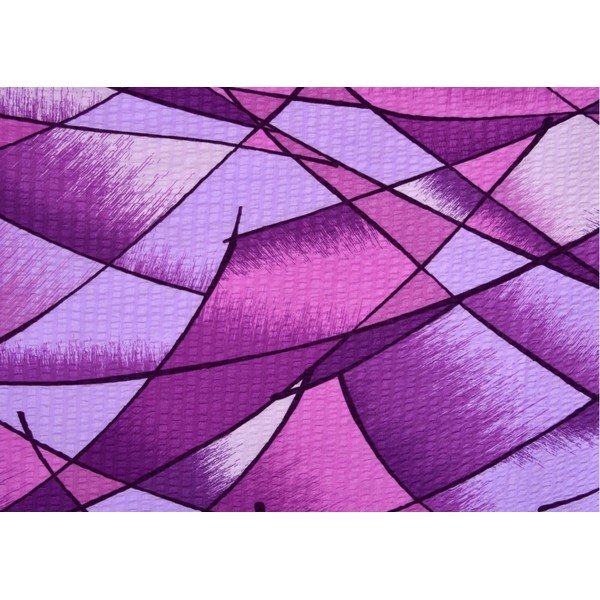 Fioletowa pościel dwuosobowa z kory 200x200 cm Rainbow -image-1