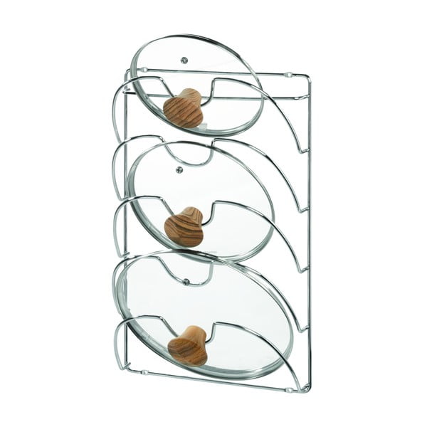 Ścienny stalowy stojak na pokrywki Classico – iDesign-image-3