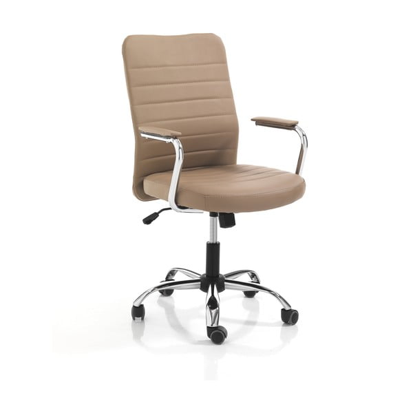 Brązowe krzesło biurowe Tomasucci Wichita