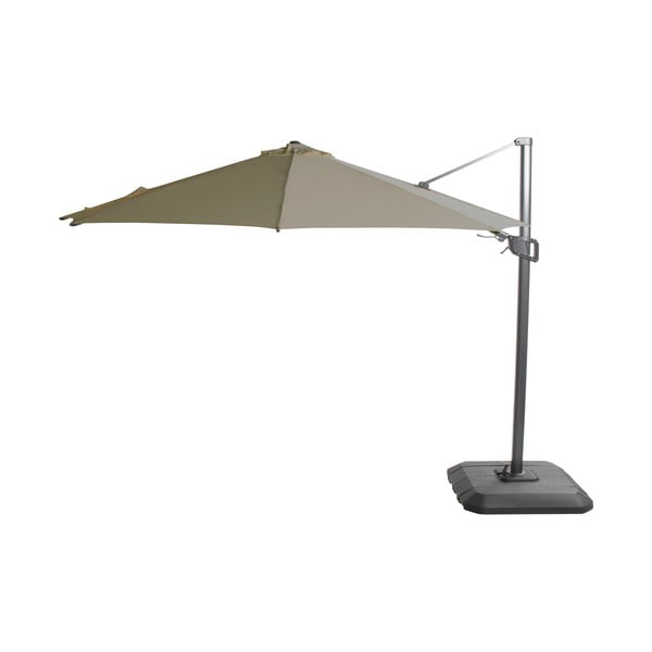 Oliwkowozielony wiszący parasol Hartman Shadowflex, ø 300 cm