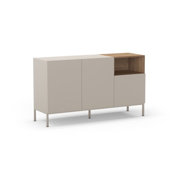 Kremowa komoda 140x80 cm Cailin – Marckeric-image-3