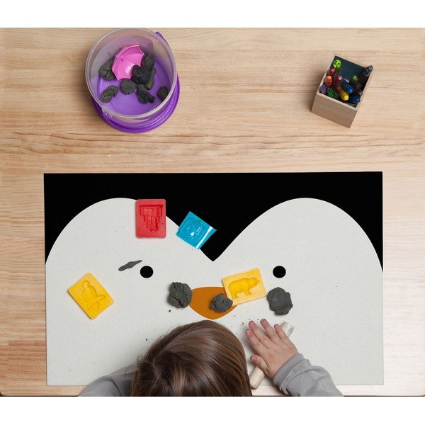 Podkładka na biurko Little Nice Things Penguin, 55x35 cm-image-1