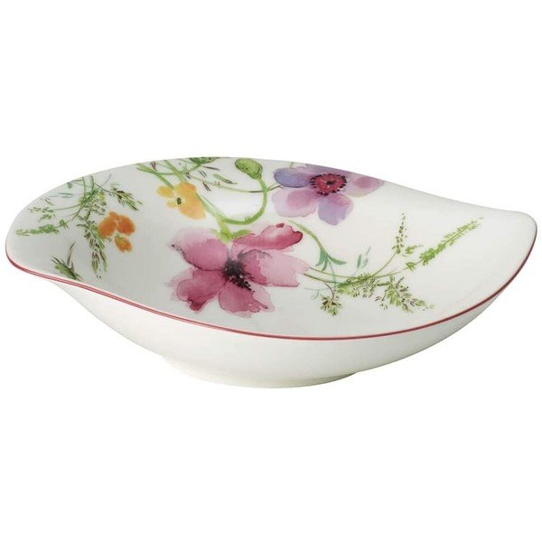 Porcelanowa miska z motywem kwiatów Villeroy & Boch Mariefleur Serve, 21x18 cm-image-1