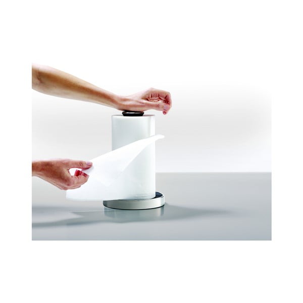 Czarny stojak na ręczniki papierowe Joseph Joseph Push&Tear-image-2