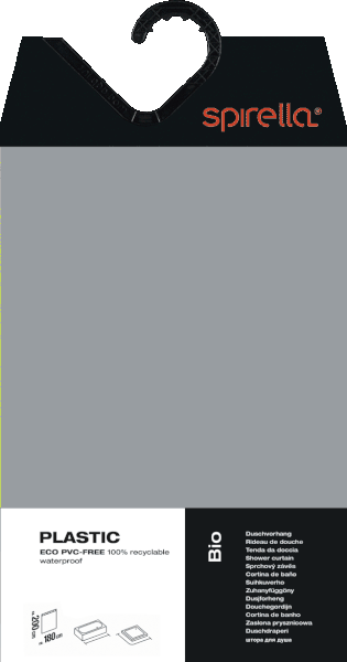 Zasłona prysznicowa 180x200 cm Bio – Spirella-image-2