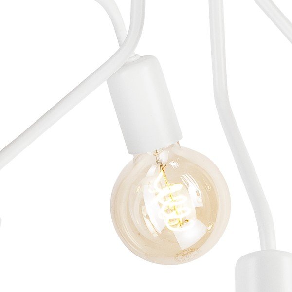 Biała lampa sufitowa − LAMKUR-image-4