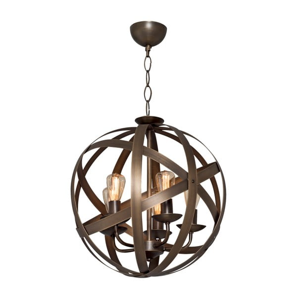 Brązowa lampa sufitowa Homemania Decor Planetos