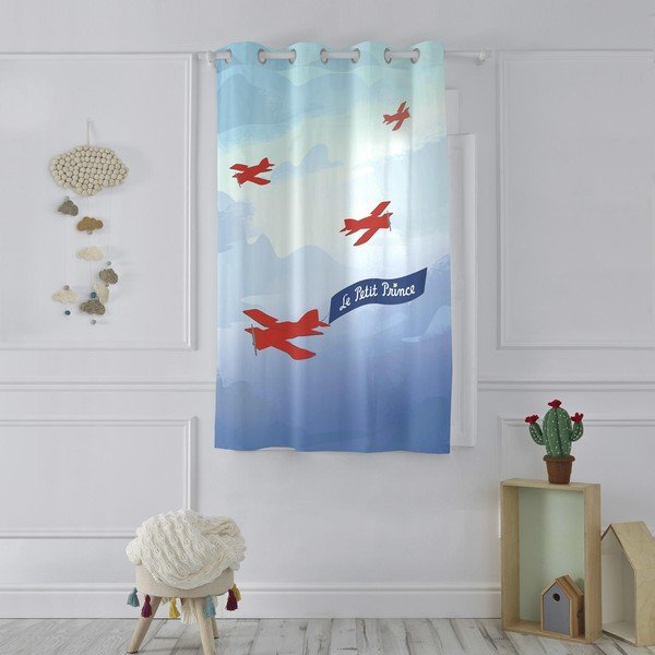 Zasłona dziecięca 180x135 cm Son avion – Mr. Fox-image-1
