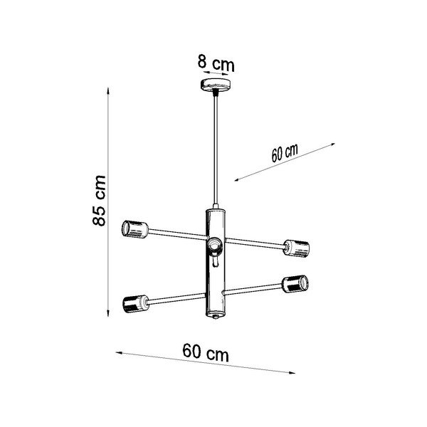 Czarna lampa wisząca Sollux Donato 6-image-3