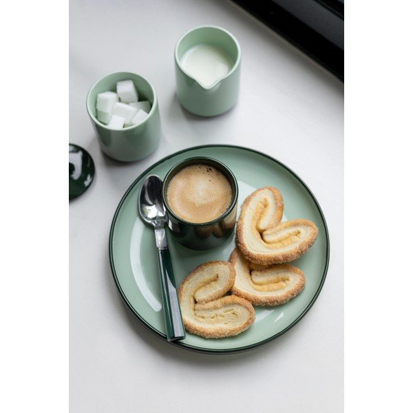 Ciemnozielona kamionkowa filiżanka na espresso 130 ml Duo – ONA-image-4