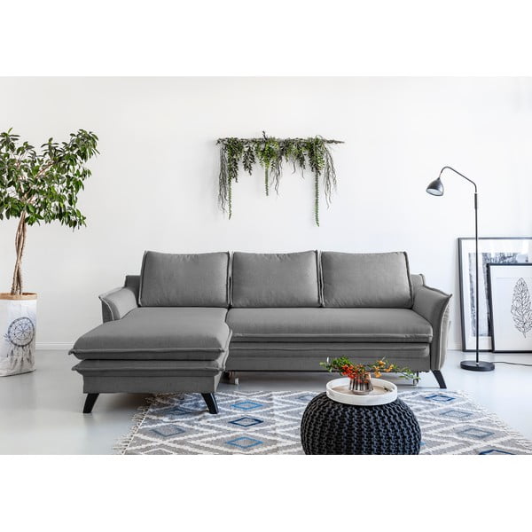 Szary narożnik rozkładany Miuform Charming Charlie, lewostronny-image-1