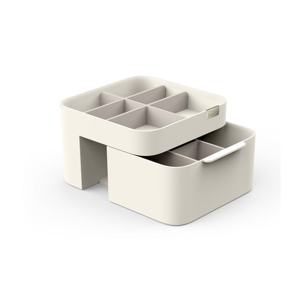 Kremowy organizer kosmetyczny z szufladą Joseph Joseph Viva-image-3