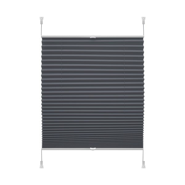 Antracytowa roleta 42,5x150 cm Plisé Verona – Gardinia