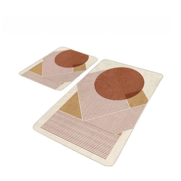 Aksamitne dywaniki łazienkowe zestaw 2 szt. 60x100 cm – Mila Home