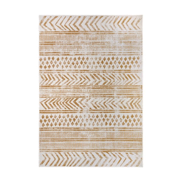 Żółto-biały dywan odpowiedni na zewnątrz 160x230 cm Biri – NORTHRUGS